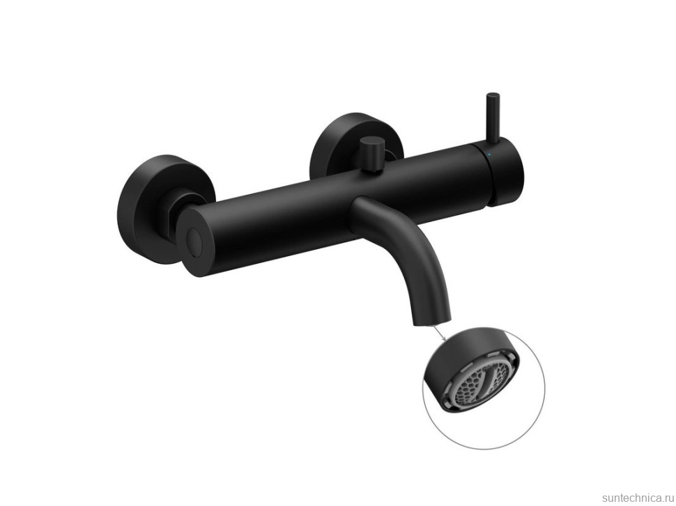 Смеситель для ванны с душем Ravak Espirit ES 022.20BLM матовый черный