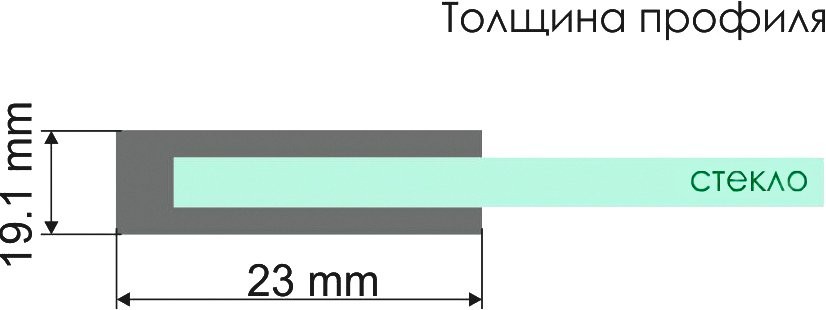 Душевая дверь в нишу Wasserkraft Dill 61S31