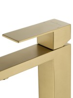 Смеситель для раковины Wonzon & Woghand WW-A40982-BG брашированное золото Смеситель для раковины Wonzon & Woghand WW-A40982-BG брашированное золото