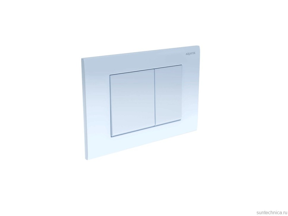 Кнопка смыва для унитаза AQUATEK Pneumo S PNS-0000001 АБС-пластик, цвет белый