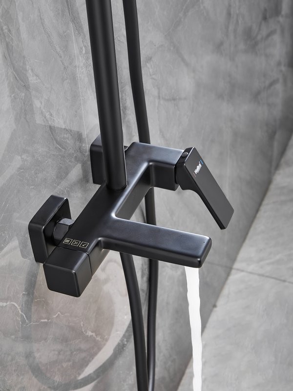 Душевая стойка Haiba HB24831-7 черная