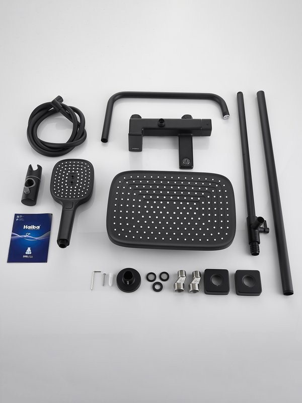 Душевая стойка Haiba HB24831-7 черная