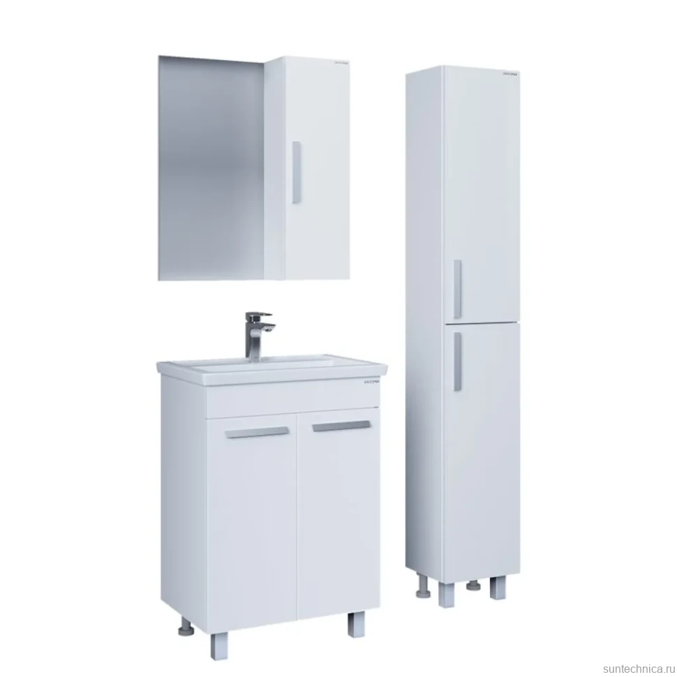 Зеркало-шкаф Grossman Neo 50 L/R эмаль, глянцевое белое