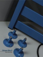 Полотенцесушитель электрический Indigo Oktava Slim 5 LСLOKS5E80-50MFRt синий