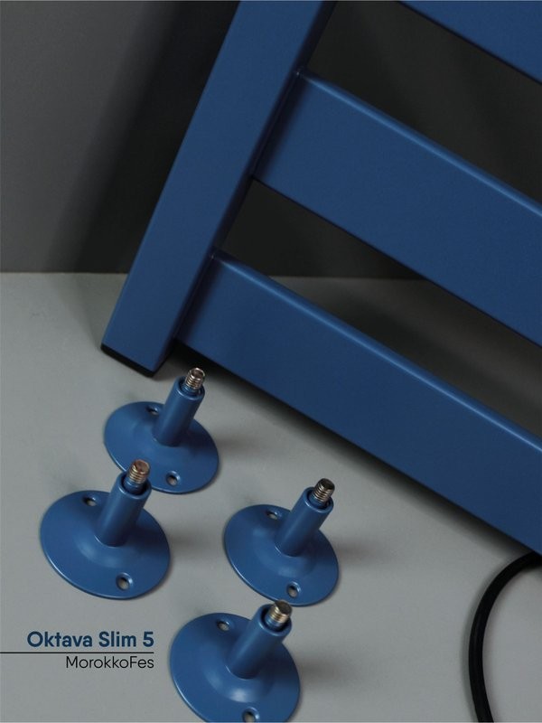 Полотенцесушитель электрический Indigo Oktava Slim 5 LСLOKS5E80-50MFRt синий