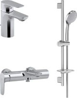 Комплект для ванной Jacob Delafon Aleo E72275-4-CP + E72282-CP + E99899RU-CP