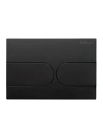 Кнопка смыва для унитаза BelBagno BB-11-NERO.M пластик, цвет матовый черный
