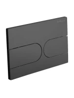 Кнопка смыва для унитаза BelBagno BB-11-NERO.M пластик, цвет матовый черный