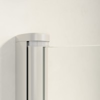 Душевой уголок Vegas Glass ZA-F Novo 110*100 01 01 профиль белый, стекло прозрачное