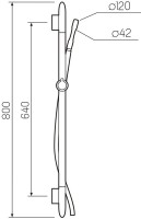 Душевой гарнитур РМС RACK 3 Душевой гарнитур РМС RACK 3