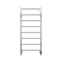 Полотенцесушитель электрический Grota Simple K 530х1200 NP EL 120x45 см, подключение справа, слева, скрытое подключение справа, глянцевый хром, лесенка