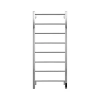 Полотенцесушитель электрический Grota Simple K 530х1200 NP EL 120x45 см, подключение справа, слева, скрытое подключение справа, глянцевый хром, лесенка