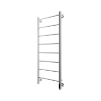 Полотенцесушитель электрический Grota Simple K 530х1200 NP EL 120x45 см, подключение справа, слева, скрытое подключение справа, глянцевый хром, лесенка