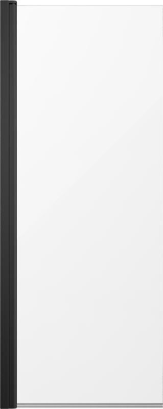 Шторка на ванну DIWO Коломна 4GW005-BL распашная, 60x150, черный матовый
