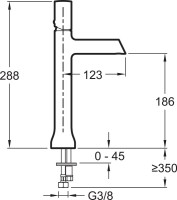 Смеситель для раковины Jacob Delafon Toobi E8960-CP