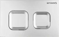 Комплект Инсталляция BETTOSERB Sava Fix Slim 40006456 + Кнопка Smart 40006472 цвет матовый хром