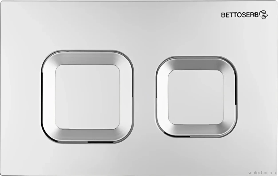 Комплект Инсталляция BETTOSERB Sava Fix Slim 40006456 + Кнопка Smart 40006472 цвет матовый хром