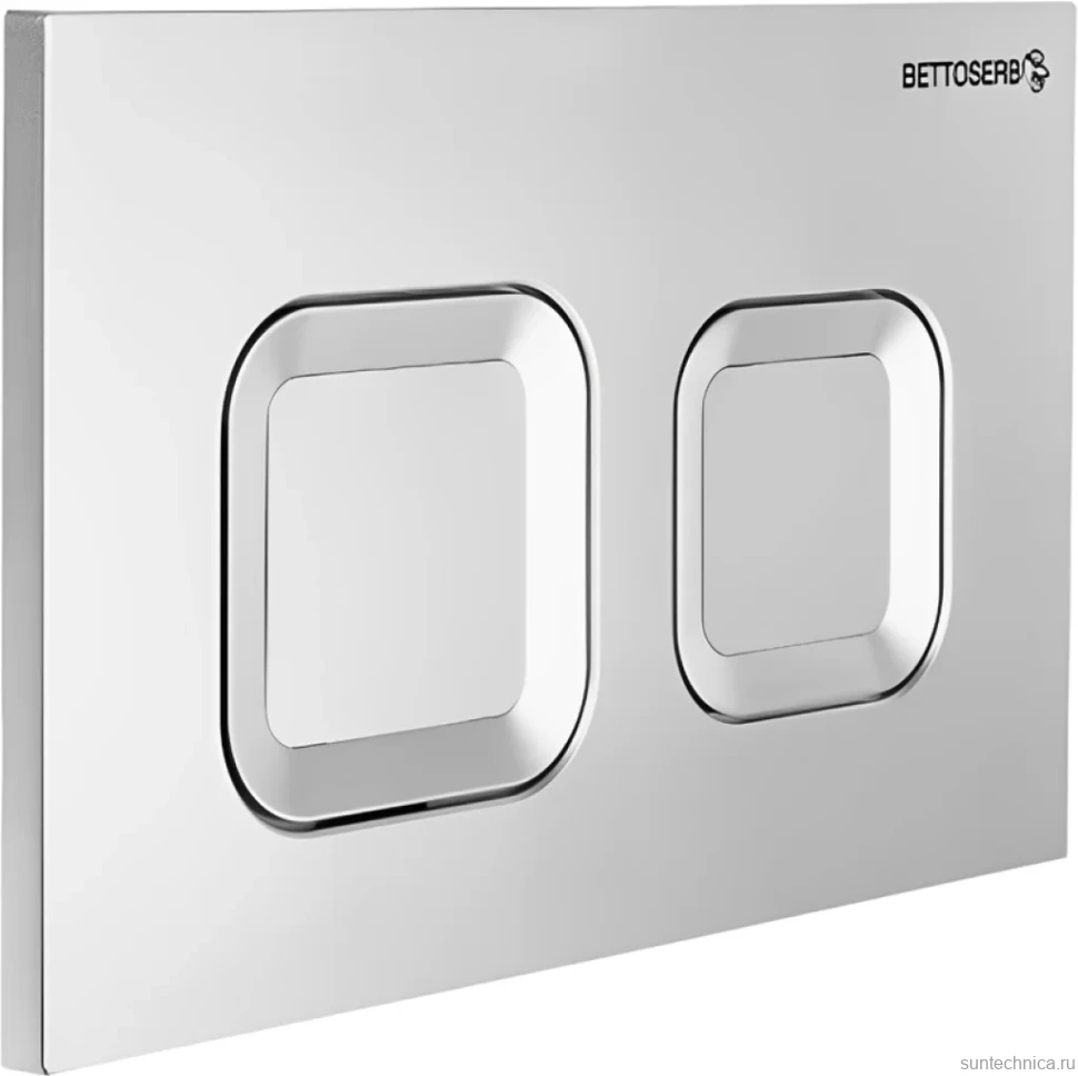 Комплект Инсталляция BETTOSERB Sava Fix Slim 40006456 + Кнопка Smart 40006472 цвет матовый хром