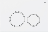 Кнопка смыва IDDIS Unifix UNI03WCi77 003, белая/хром