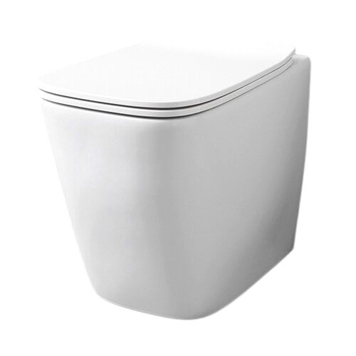 Унитаз приставной напольный ArtCeram A16 Reel ASA001 05 71 с микролифтом, безободковый, матовый белый