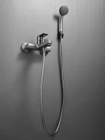 Смеситель для ванны с душем Haiba HB60719-3 оружейная сталь Смеситель для ванны с душем Haiba HB60719-3 оружейная сталь