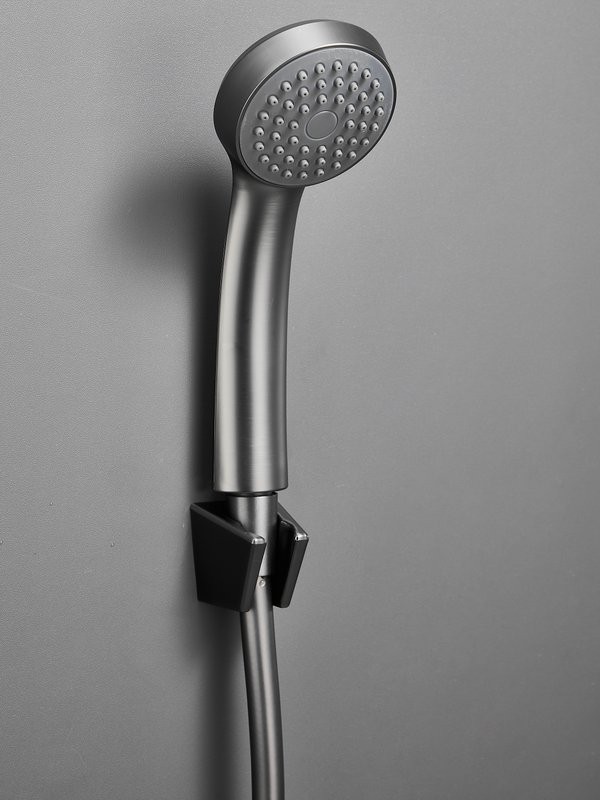 Смеситель для ванны с душем Haiba HB60719-3 оружейная сталь