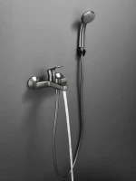 Смеситель для ванны с душем Haiba HB60719-3 оружейная сталь Смеситель для ванны с душем Haiba HB60719-3 оружейная сталь