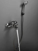 Смеситель для ванны с душем Haiba HB60719-3 оружейная сталь Смеситель для ванны с душем Haiba HB60719-3 оружейная сталь