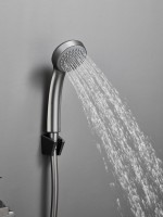 Смеситель для ванны с душем Haiba HB60719-3 оружейная сталь