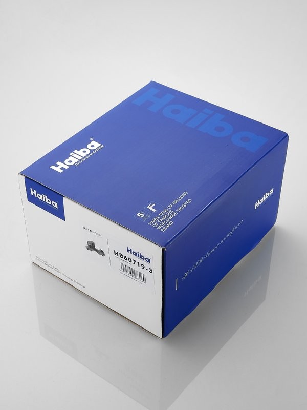 Смеситель для ванны с душем Haiba HB60719-3 оружейная сталь