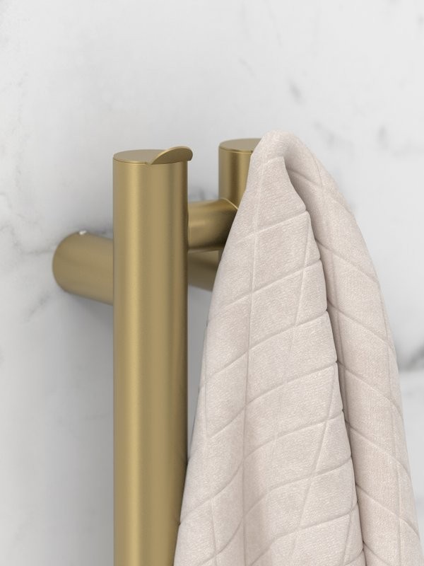 Полотенцесушитель электрический Сунержа Нюанс 4.0 32-0881-1553 150x10 см, подключение справа, скрытое подключение справа, золотой шелк, I-образный