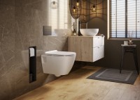 Унитаз подвесной Sanita luxe Art WC.WH/Art/SlimDM.Rim/WHT.G/S1