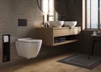 Унитаз подвесной Sanita luxe Art WC.WH/Art/SlimDM.Rim/WHT.G/S1