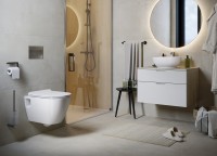 Унитаз подвесной Sanita luxe Art WC.WH/Art/SlimDM.Rim/WHT.G/S1