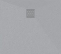 Поддон для душа Good Door Essentia 80x90, с сифоном, графит