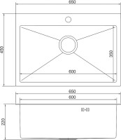 Мойка кухонная Mixline Pro 547237 сатин