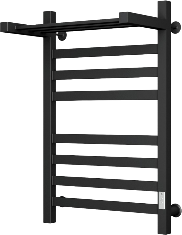 Полотенцесушитель электрический Bauedge Bau R 50x80, черный матовый