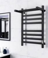 Полотенцесушитель электрический Bauedge Bau R 50x80, черный матовый