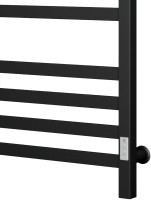 Полотенцесушитель электрический Bauedge Bau R 50x80, черный матовый