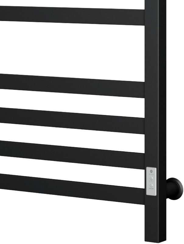 Полотенцесушитель электрический Bauedge Bau R 50x80, черный матовый