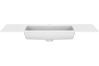 Тумба с раковиной Vincea Chiara 100, камень, с белой раковиной