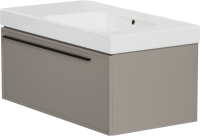 Тумба с раковиной La Fenice Elba 90 подвесная, cappuccino, раковина Cubo 90 R