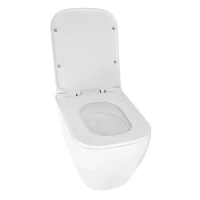 Унитаз подвесной AZARIO Legenda AZ-2305-AS безободковый, с микролифтом, глянцевый белый