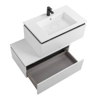 Мебель для ванной комнаты Cezares Slider 80 подвесная, 2 ящика, белая