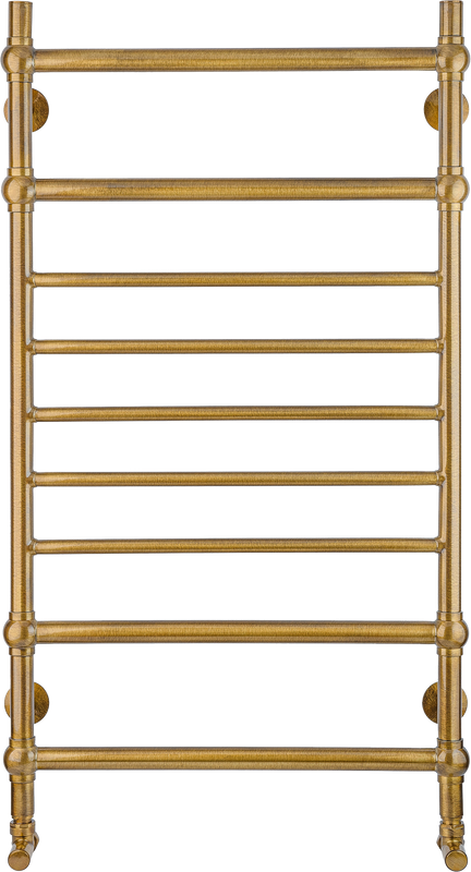 Полотенцесушитель водяной Secado Флоренция 4 105x55 см, бронза, лесенка, латунь