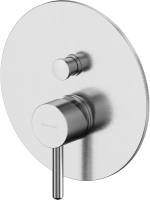 Встраиваемый смеситель для душа и ванны WHITECROSS Y Y1235NIB С ВНУТРЕННЕЙ ЧАСТЬЮ, брашированный никель