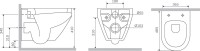 Унитаз подвесной AM.PM Spirit V2.0 FlashClean с микролифтом