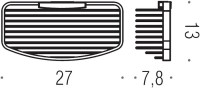 Полка Colombo Design Angolari B9646