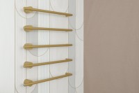 Полотенцесушитель электрический Сунержа Идиллия Master 500 5x60 см, скрытое подключение, золотой шелк, I-образный