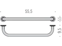 Полотенцедержатель Colombo Design Complementi B9721 Полотенцедержатель Colombo Design Complementi B9721